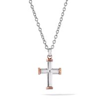 Halskette Comete Herr in Stahl Zircone UGL 757